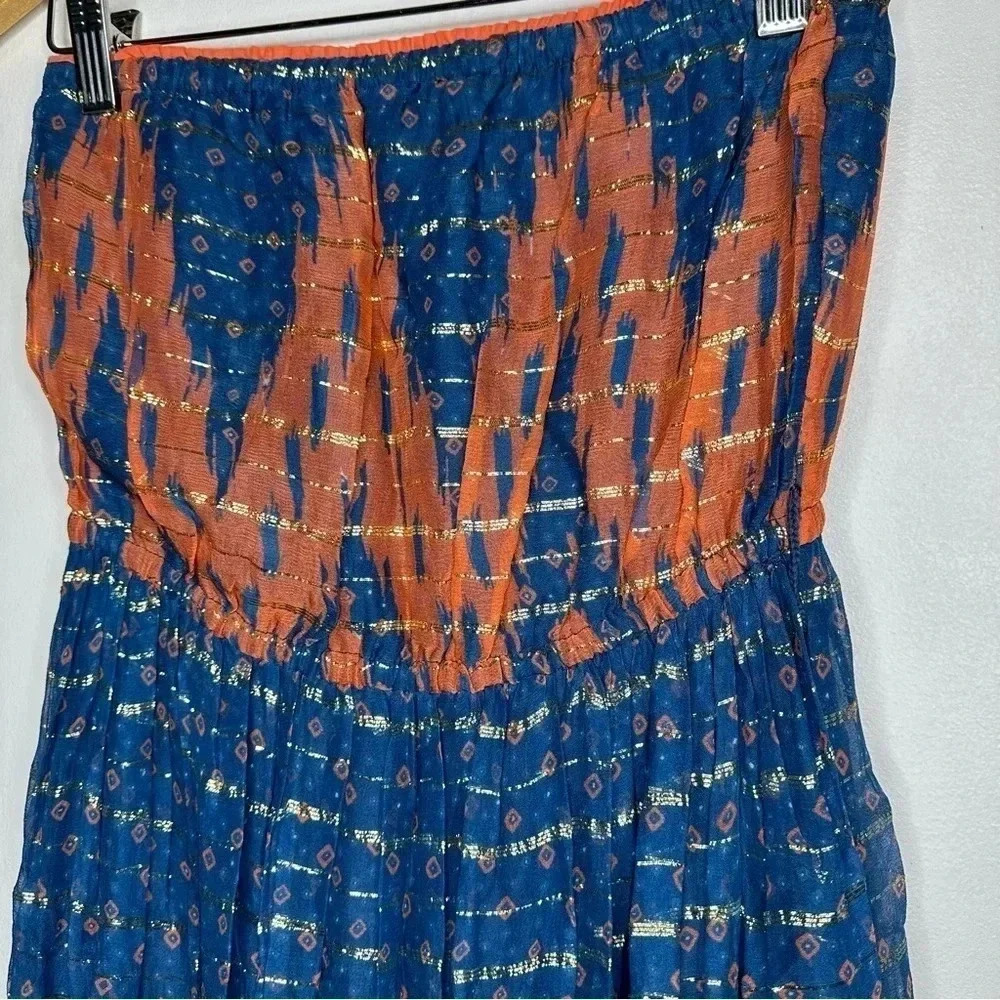 VERB By Pallavi Singhee Anthropologie Nora Sleeveless Maxi Dress Size 0 - Picture 4 of 7